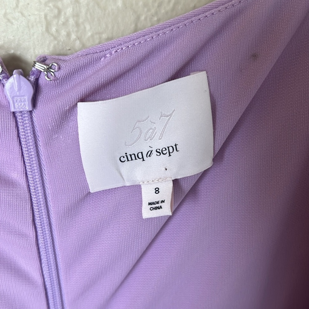 Cinq a sept purple Janis midi dress - Picture 7 of 13